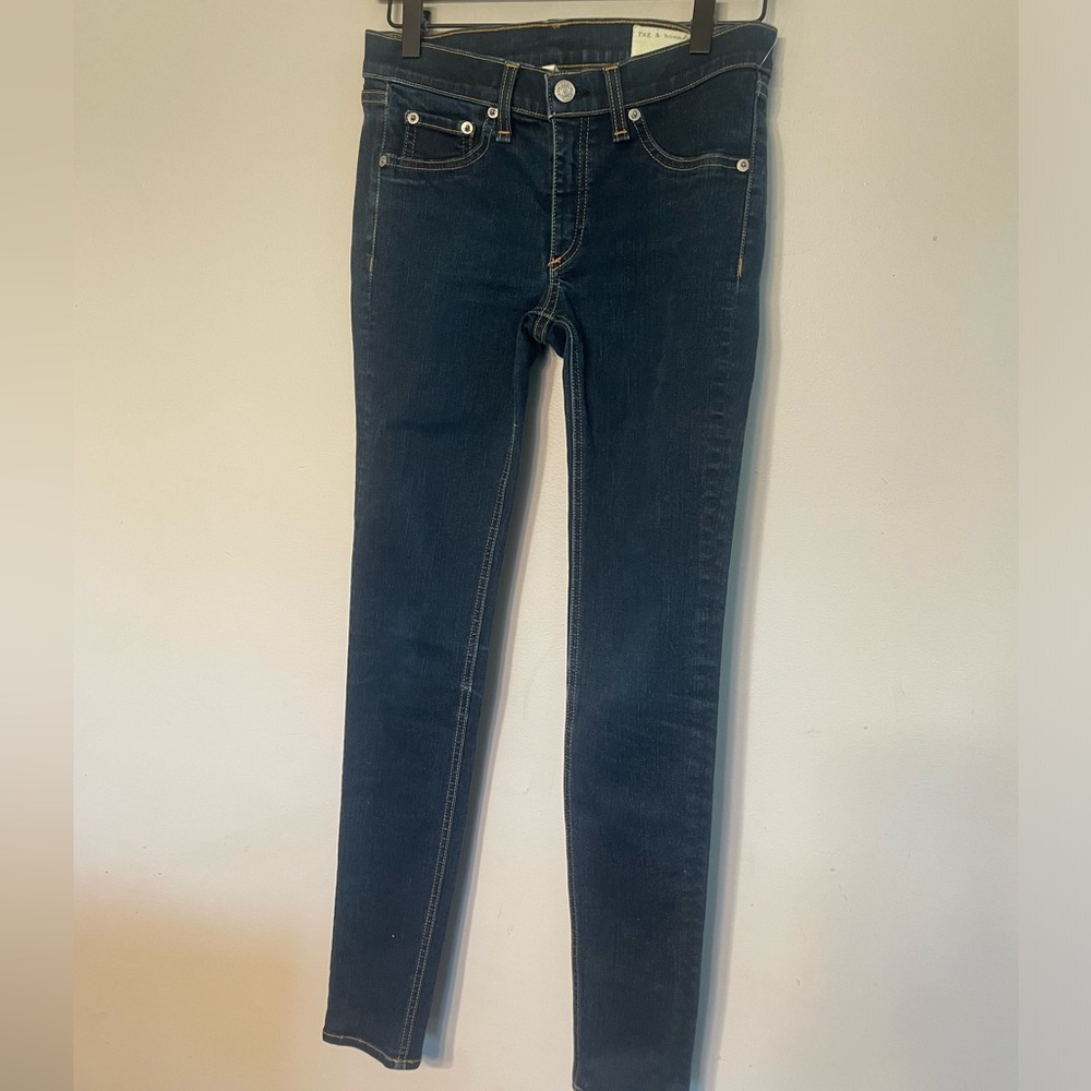 rag & bone Blue Skinny Jeans Sleek Silhouette